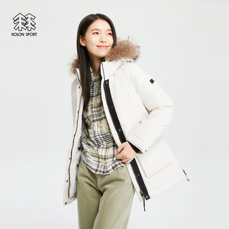 KOLON SPORT可隆女款羽绒服戈尔防水防风羽绒外套