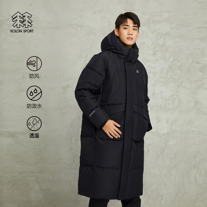 KOLON SPORT可隆男戈尔户外防风羽绒鹅绒服夹克