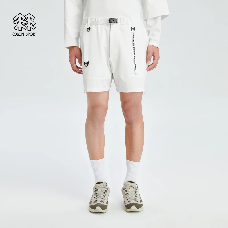 KOLONSPORT可隆中性户外休闲裤CMF联名VENTILATION宽松廓形短裤