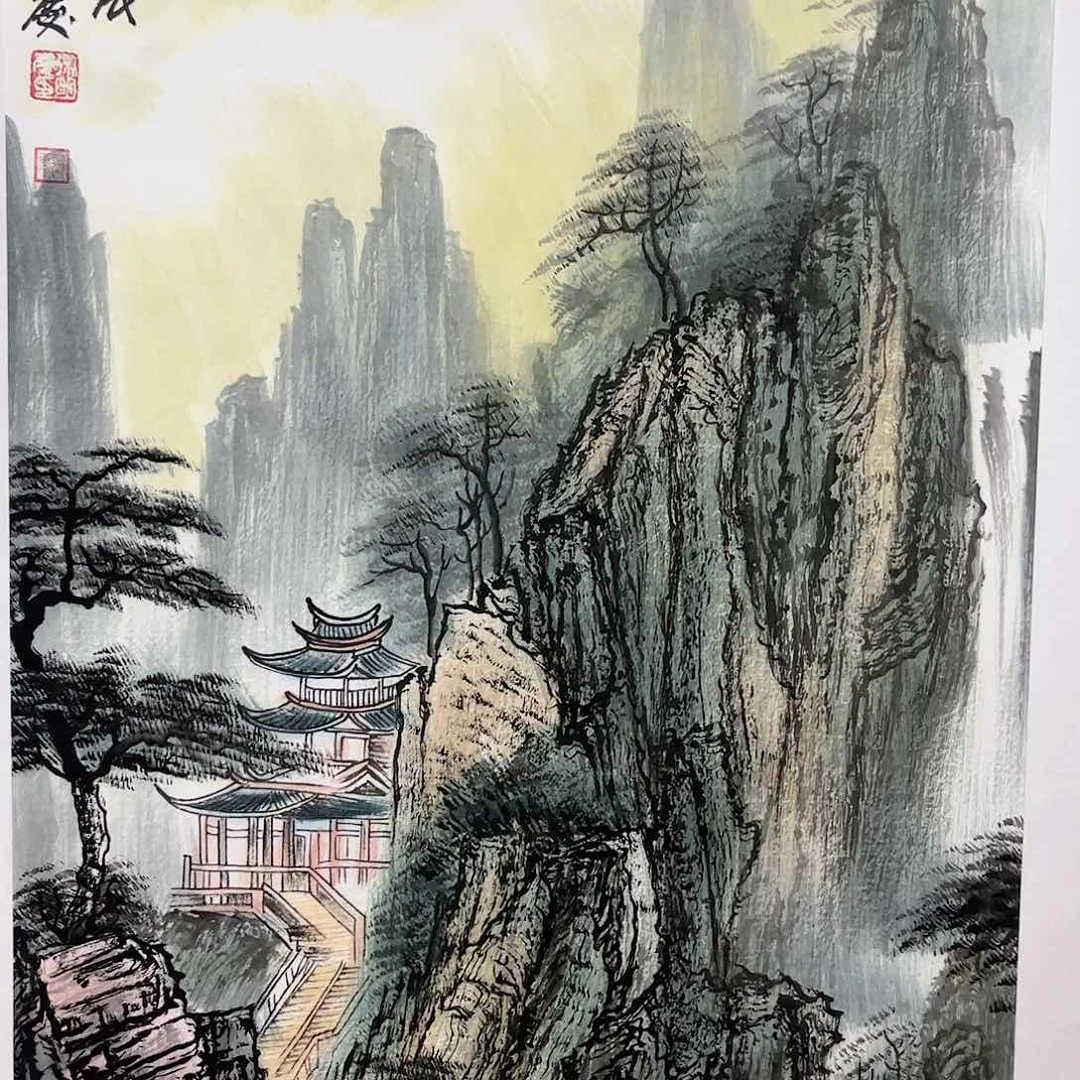 绘画国画作品集作品