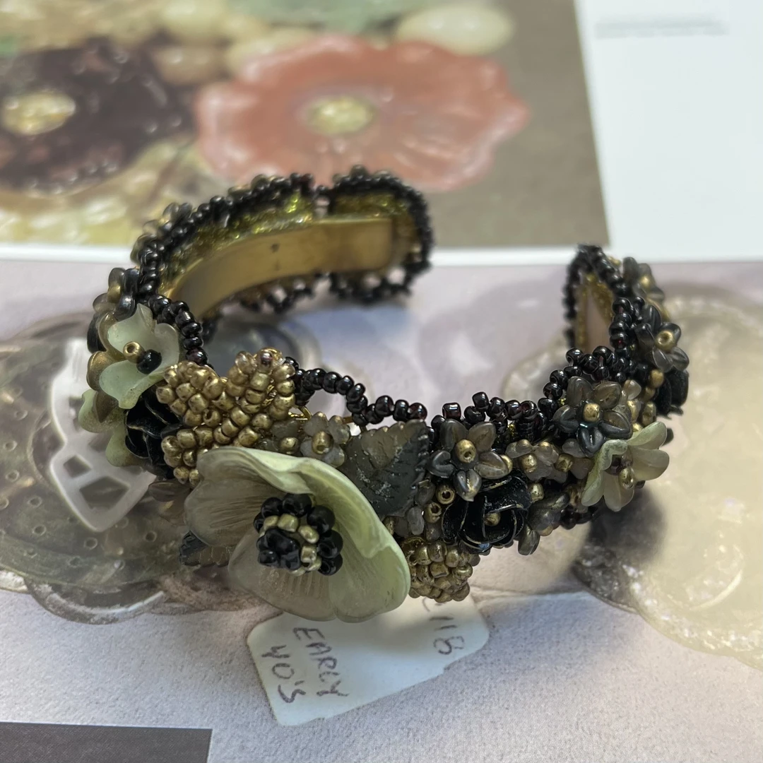 铜合金手镯 中古回流首饰/vintage欧洲回流/Colleen Toland 手镯/
