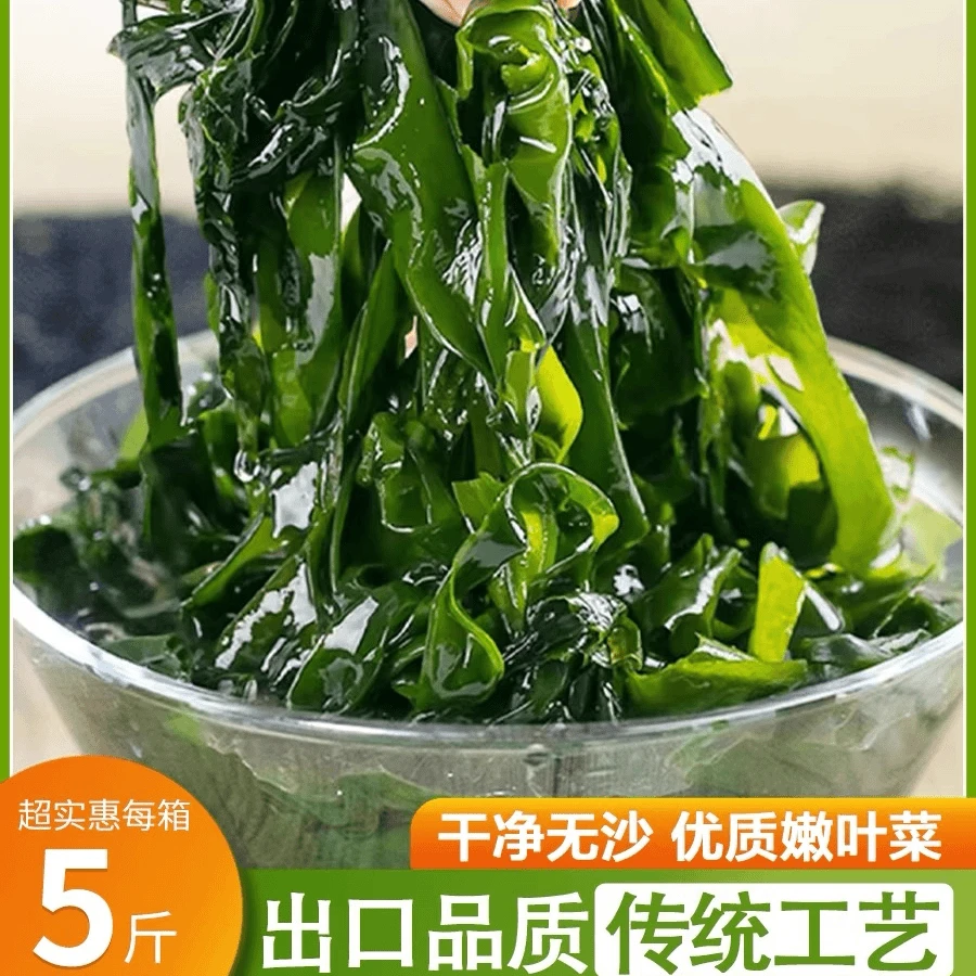 盐渍海带菜五斤一箱