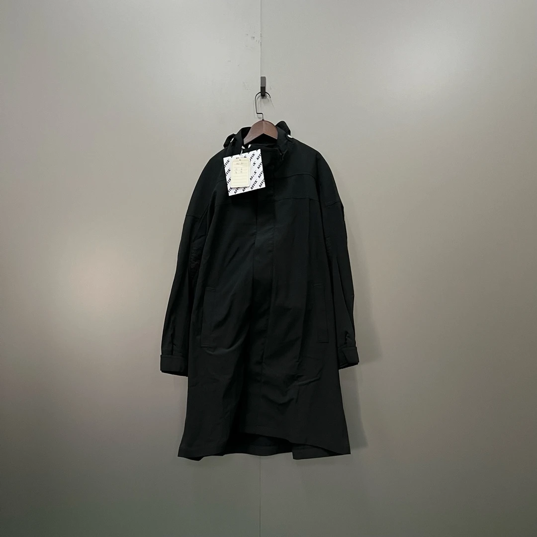 （jp）AFFIX 黑色连帽风衣 M码 L码/全新/公价3999/吊牌 bc000201