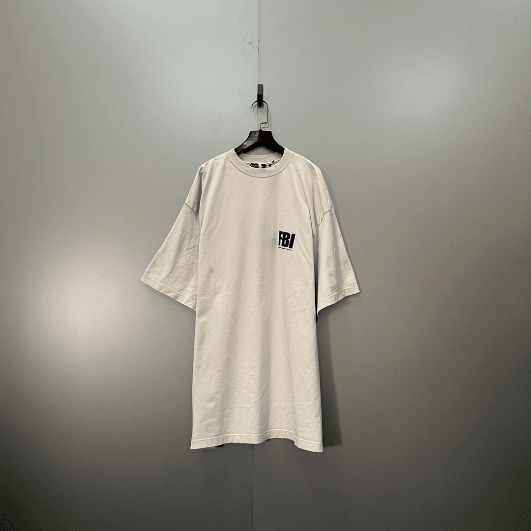 (jp) Balenciaga 巴黎世家 FBI印花logo短袖 3码全新/公价3500/吊