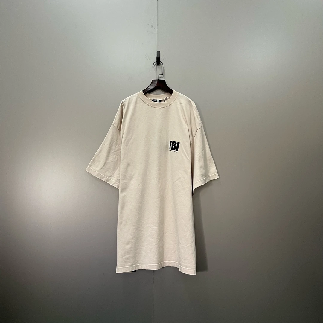 （jp）Balenciaga 巴黎世家 FBI印花logo短袖 2码 全新/吊牌
