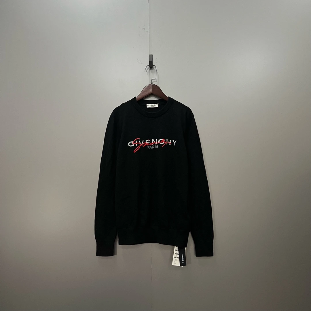 (jp) 131 Givenchy 纪梵希 黑色字母logo卫衣 M码/95新