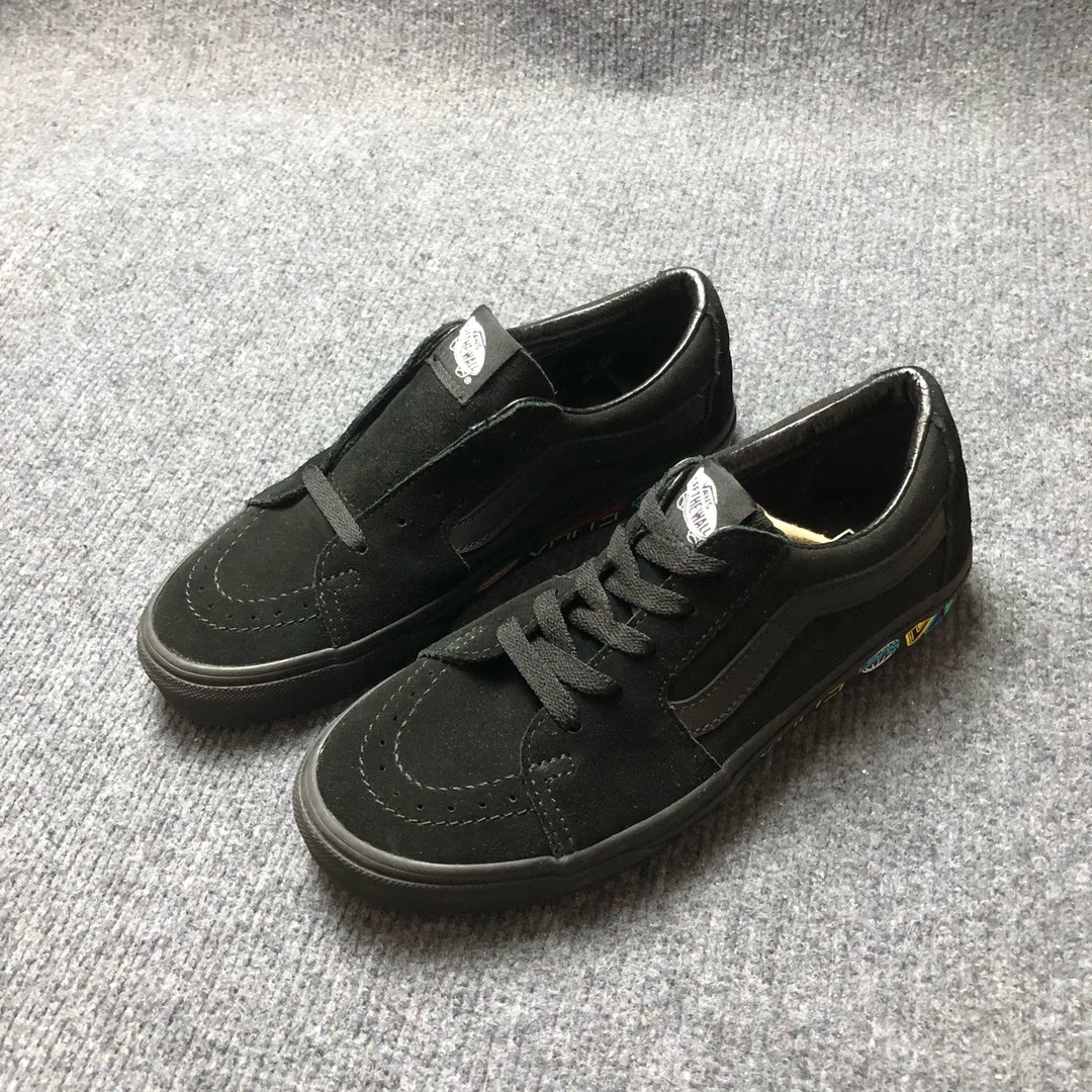 vans sk8 Low 舒适 轻便 低帮 板鞋 黑色 配盒 UUK4WB