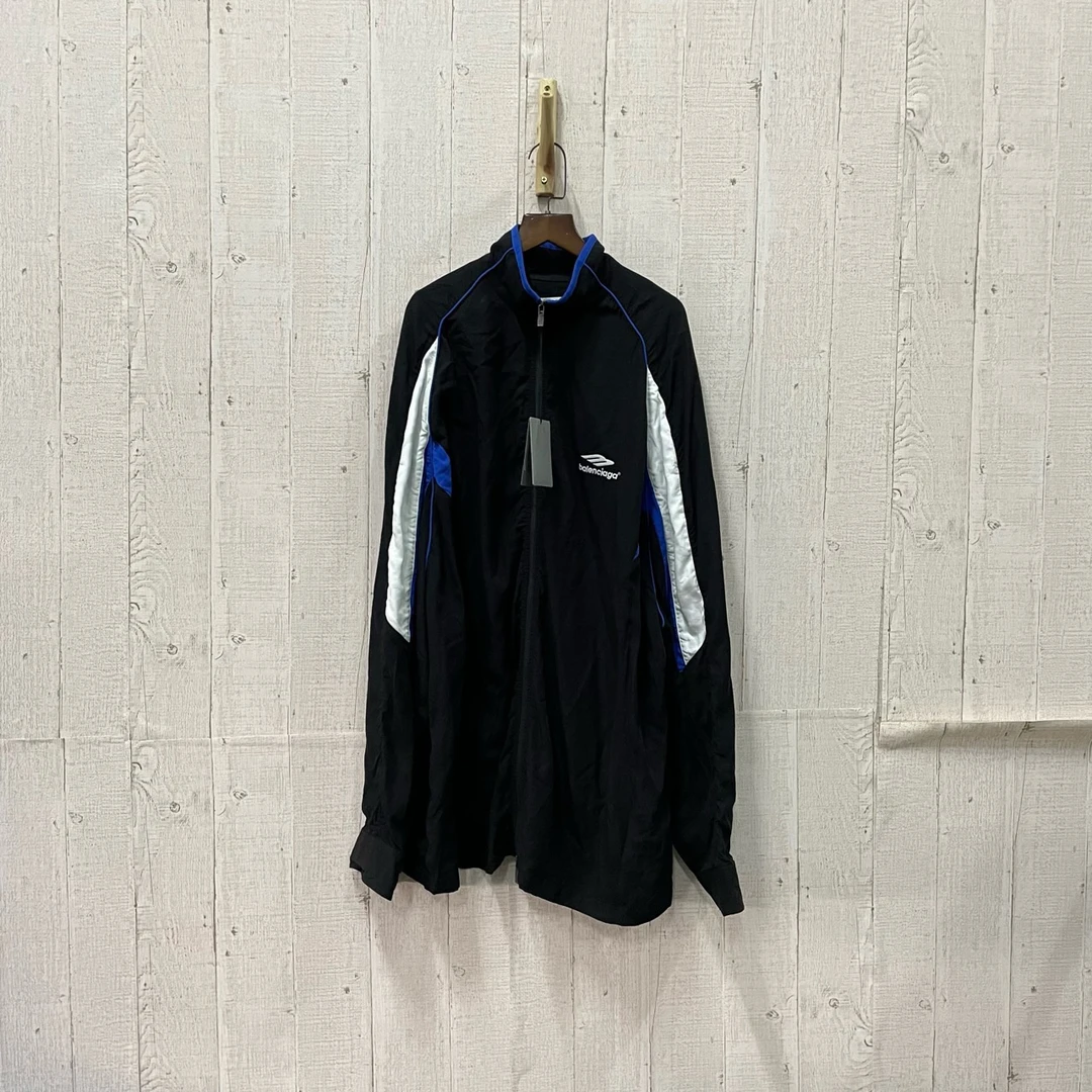 （jp）Balenciaga 巴黎世家 黑蓝logo外套 2码/全新/毒9999/吊牌
