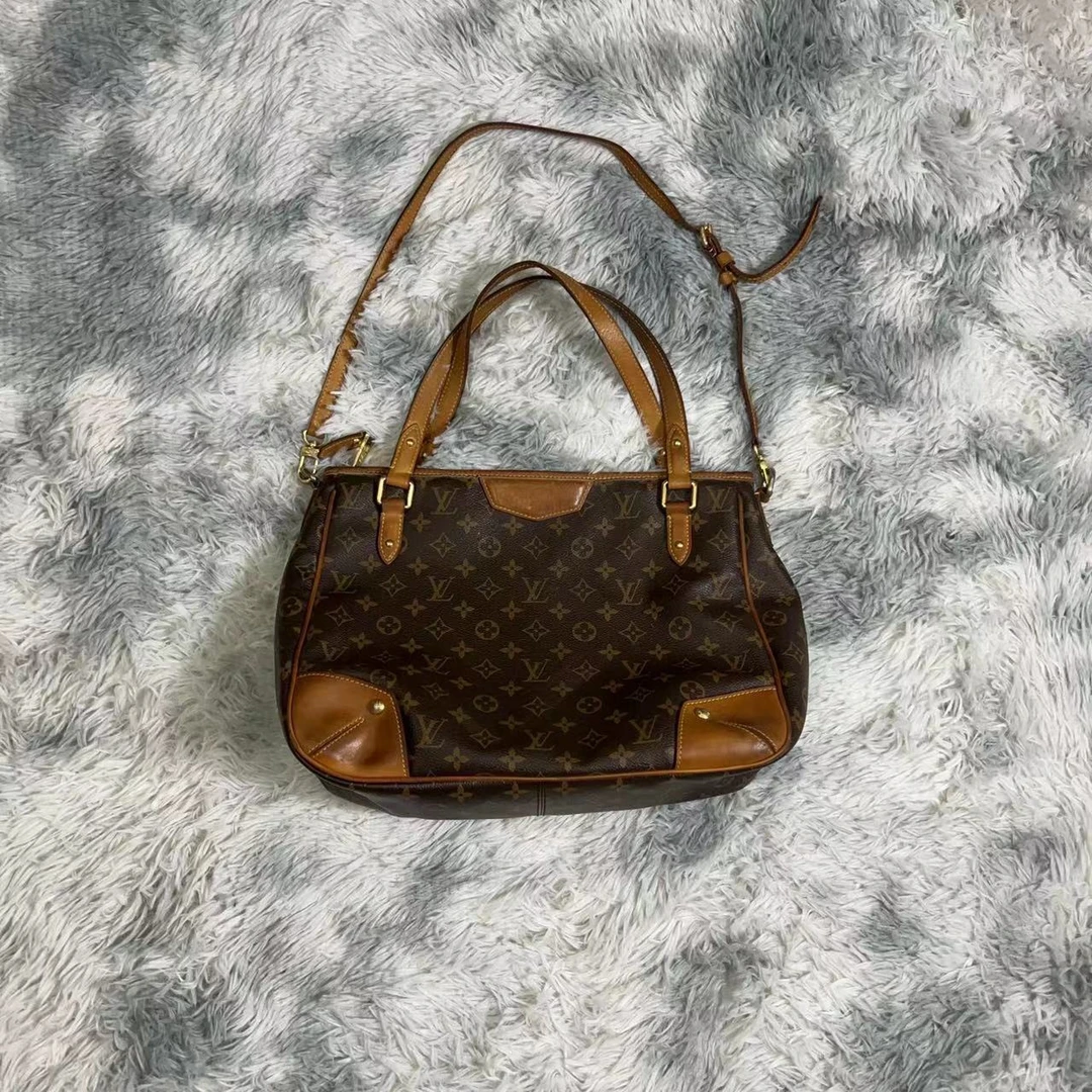 （pm）Louis Vuitton lv 老花托特包 9新 轻微使用痕迹