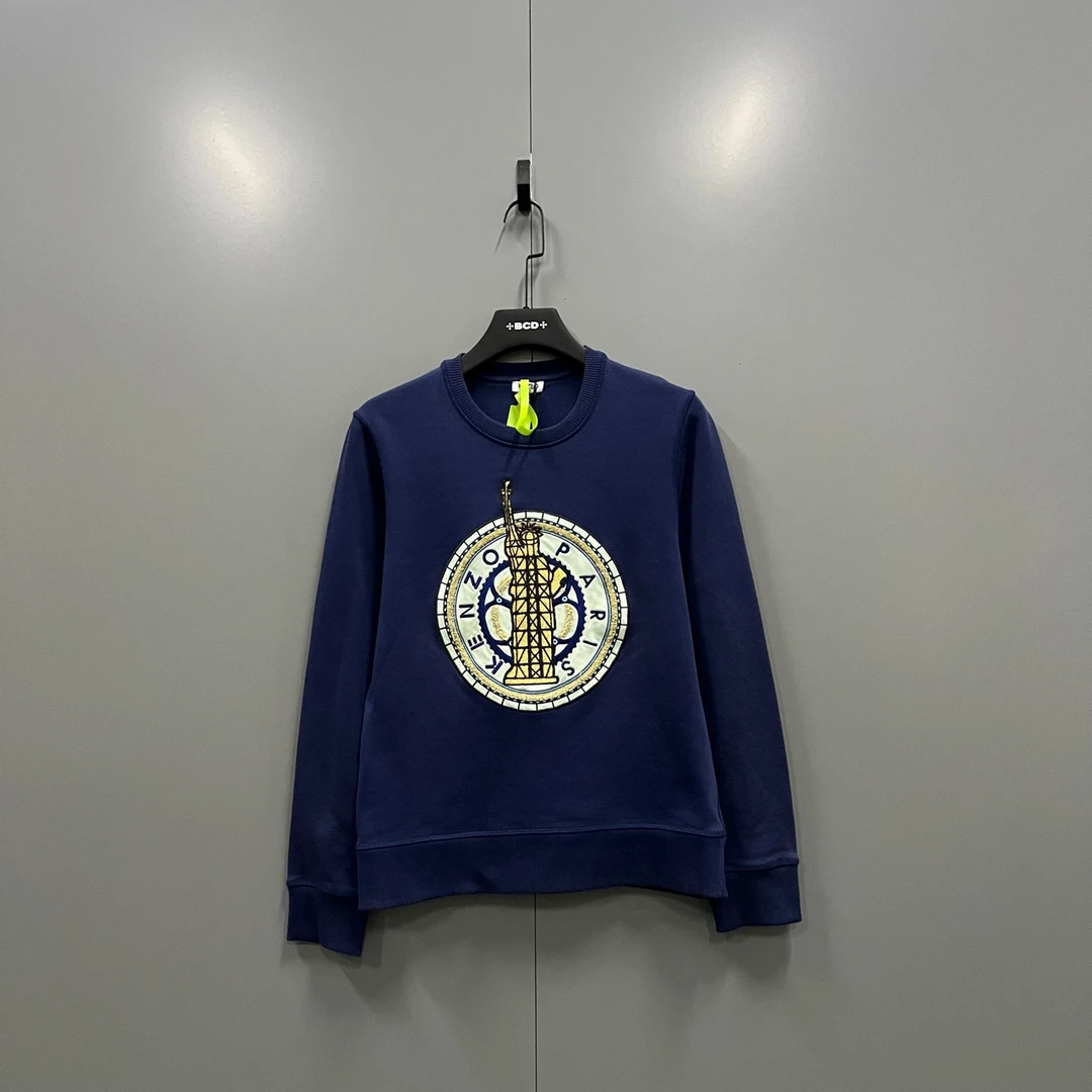 (jpy) 124 KENZO 高田贤三 自由女神像刺绣卫衣 M码/95新/