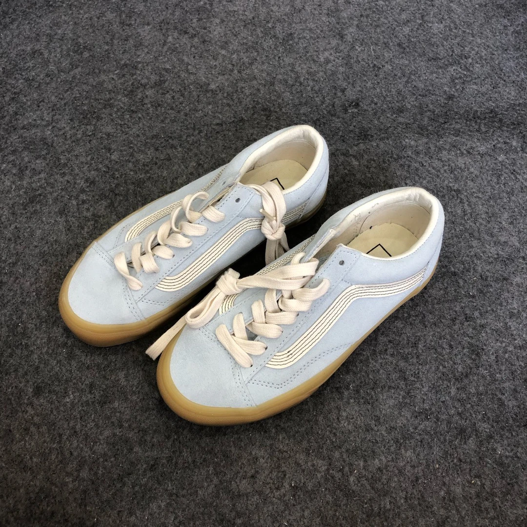 36码 Vans Style 36 低帮 板鞋 蓝色 配盒 4F6B96