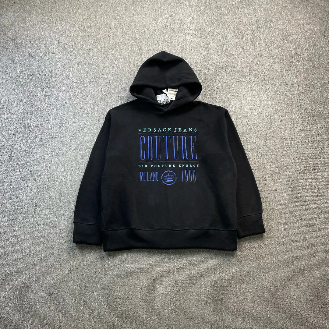 (jpy) 125 VERSACE 范思哲 摇粒绒帽衫 XS码 /全新/公价4500/吊牌