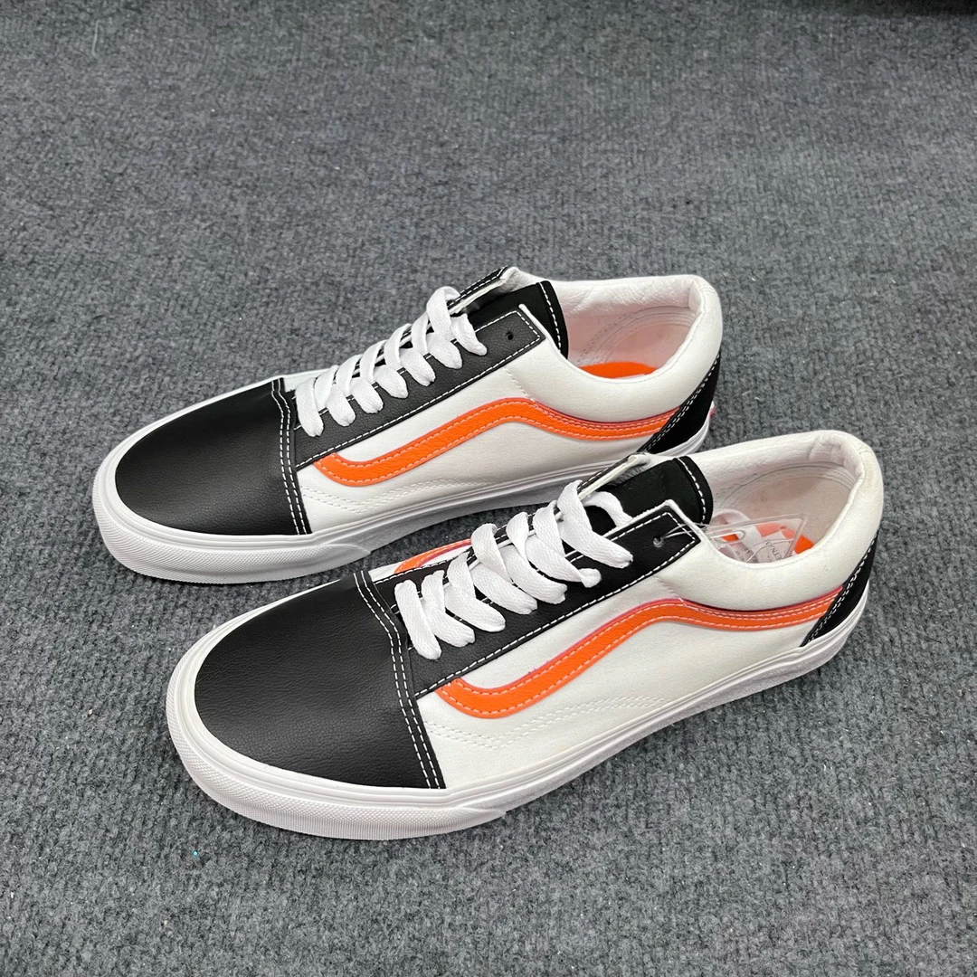 42码 Vans Old Skool 黑白 低帮板鞋 配盒 KRF93U