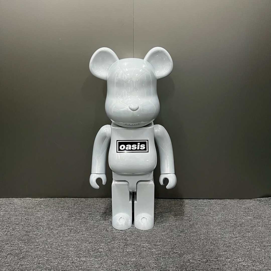 (jp)BE@RBRICK 名人乐队 OASIS 绿洲乐队 白色 潮流公仔 1000%/