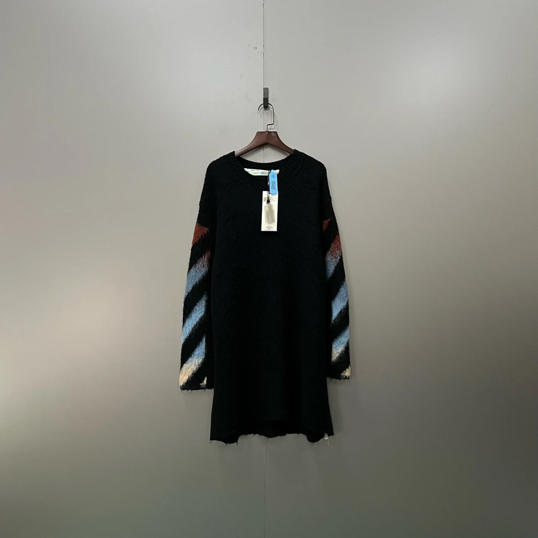 （jp）OFF White ow 马海毛 渐变箭头针织衫 40码/98新/