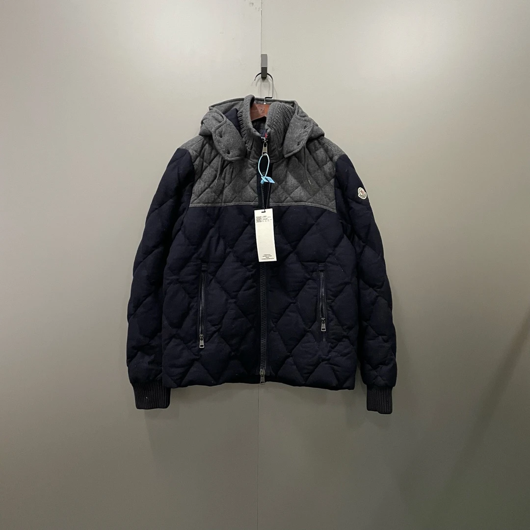 （jp）129 MONCLER 蒙口 拼色羊毛羽绒服 4码/95新/公价15000