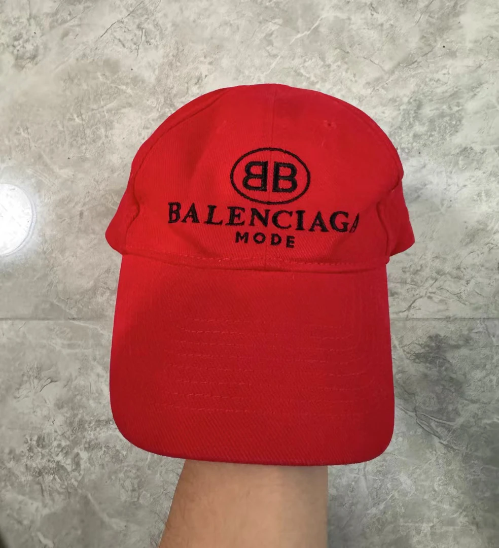 （pm）Balenciaga巴黎世家双B字母鸭舌帽、棒球帽99新L