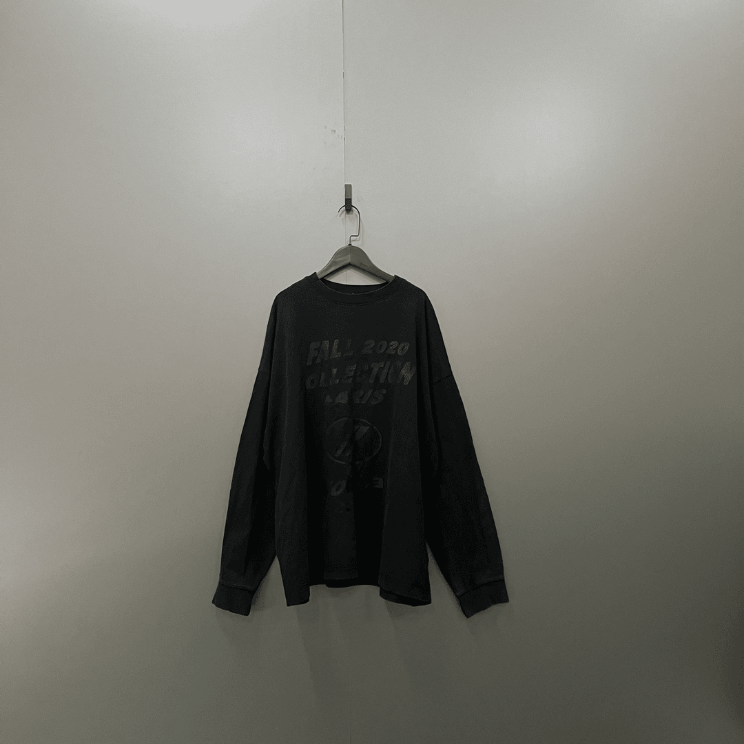 we11done (jp)黑色logo长袖L码/95新/公价2175/无配件fg20159