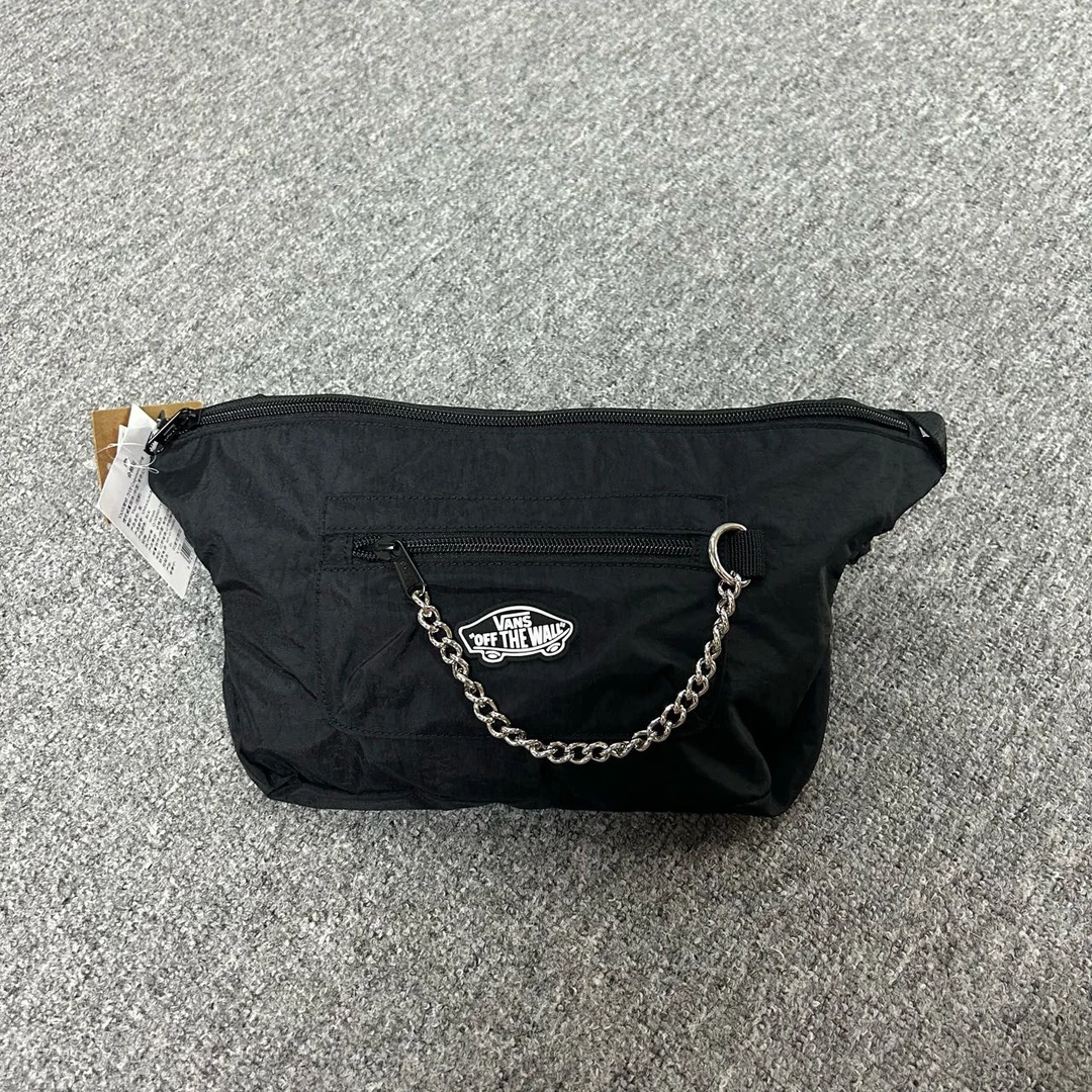 OS vans 运动休闲 斜挎包腰包 长38cmX宽3cmX高20cm 黑色 LHLBLK