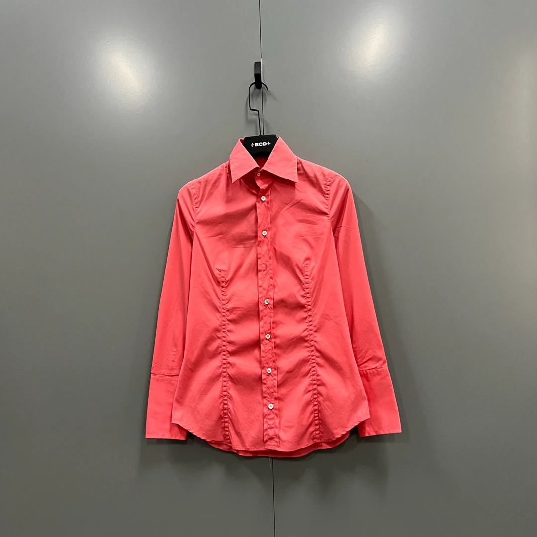 (jpy) 111 DSQUARED2 褶皱长袖衬衫 42码/95新/公价4500/无配件