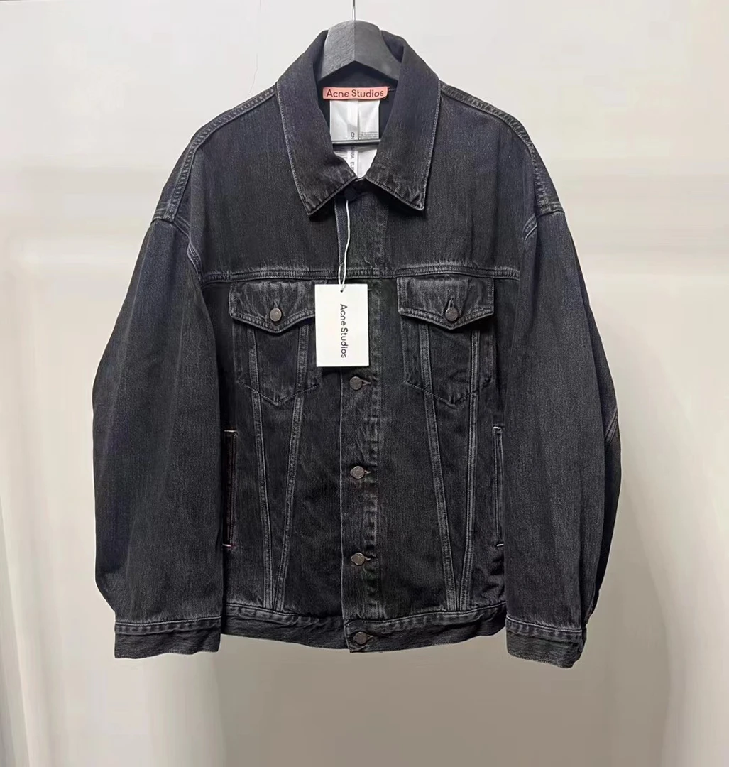 （pm）Acne Studios廓形牛仔夹克，黄金XXS/XS，全新带吊。胸136、长72
