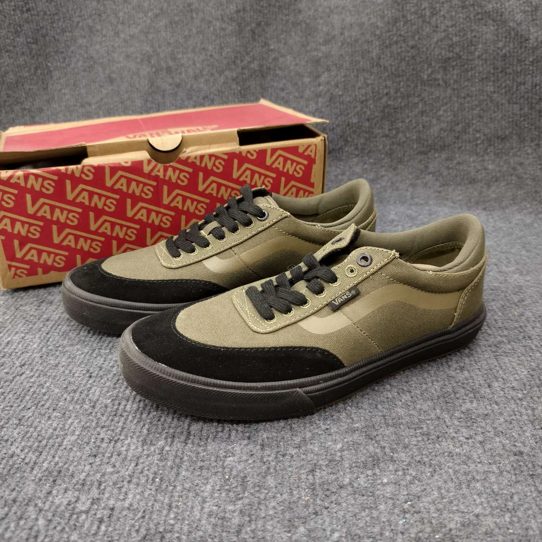 40码 Vans 低帮 板鞋 绿黑 原盒 8COJZC