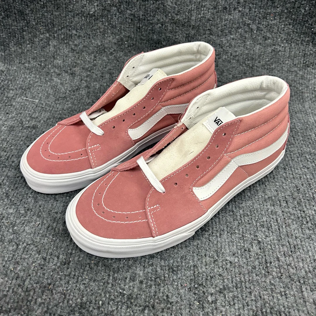 42码 Vans SK8 时尚潮流百搭 中帮 板鞋 樱花粉 配盒 WM360D