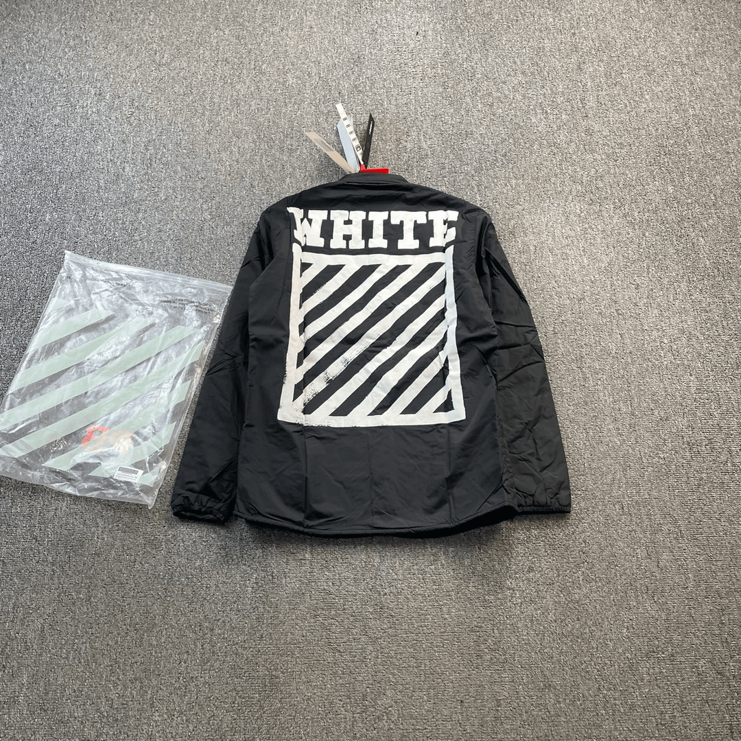 (jp) Off White ow 警戒线教练夹克 S码全新/公价3599/吊牌包装袋