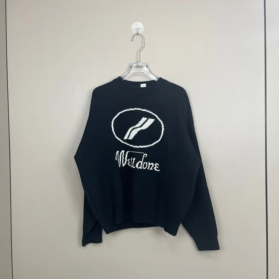 （pm）welldome 字母logo毛衣 s码 99新 公价 5400 863455