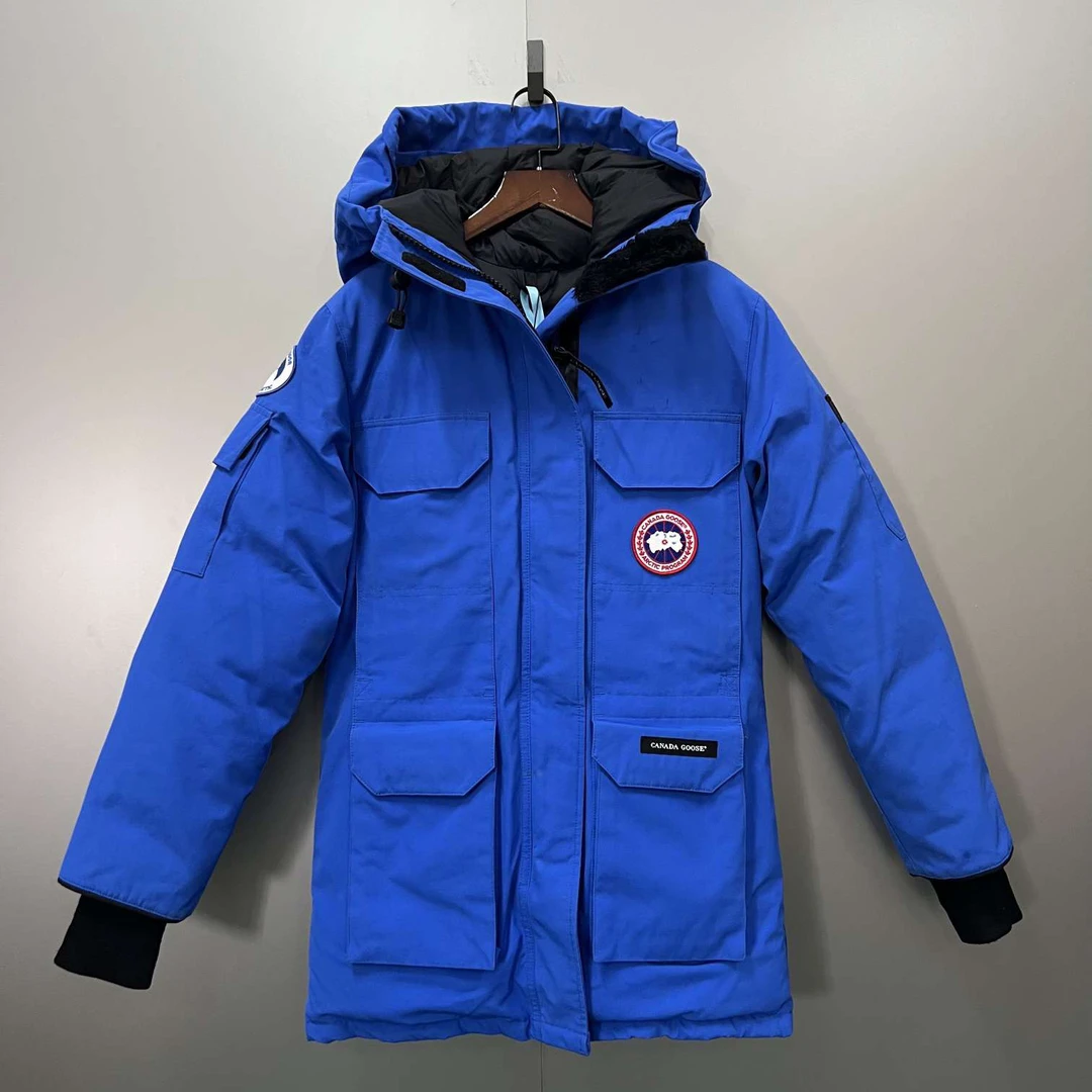 （jp）129 Canada Goose 远征 蓝色派克羽绒服2XS码/95新/公价10900