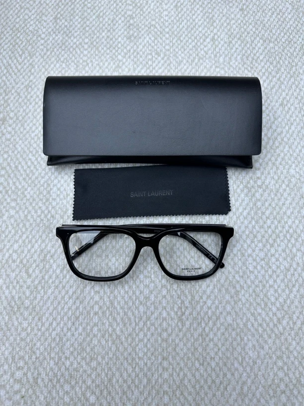 (pm）Saint Laurent “YSL”Logo墨镜全新带盒 Rose同款