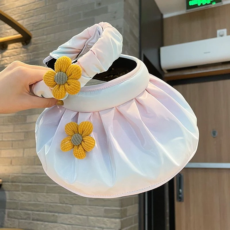 女童夏季亲子贝壳帽大头围空顶帽宝宝透气防晒帽时尚遮阳帽太阳帽