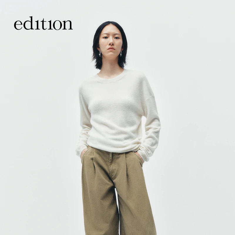 【E+云朵系列】edition秋款真两件毛织上衣#EBD3SWT002