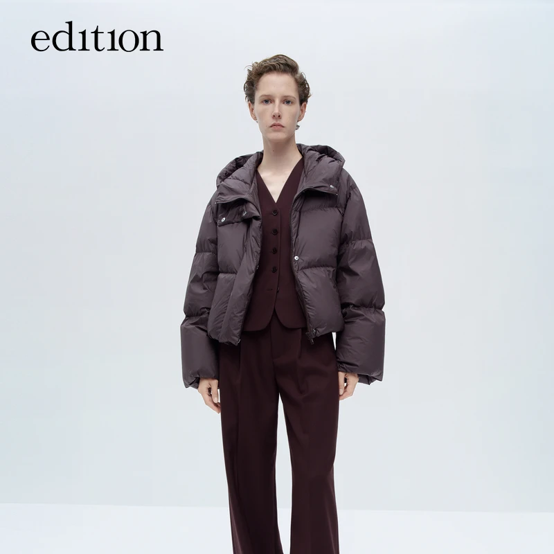 【商场同款】edition短款时尚休闲好羽绒服鹅绒服#EBC4EINK01