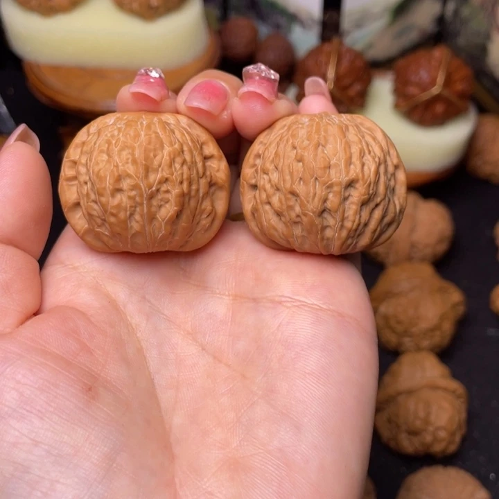 文玩核桃把件金*37铁锤