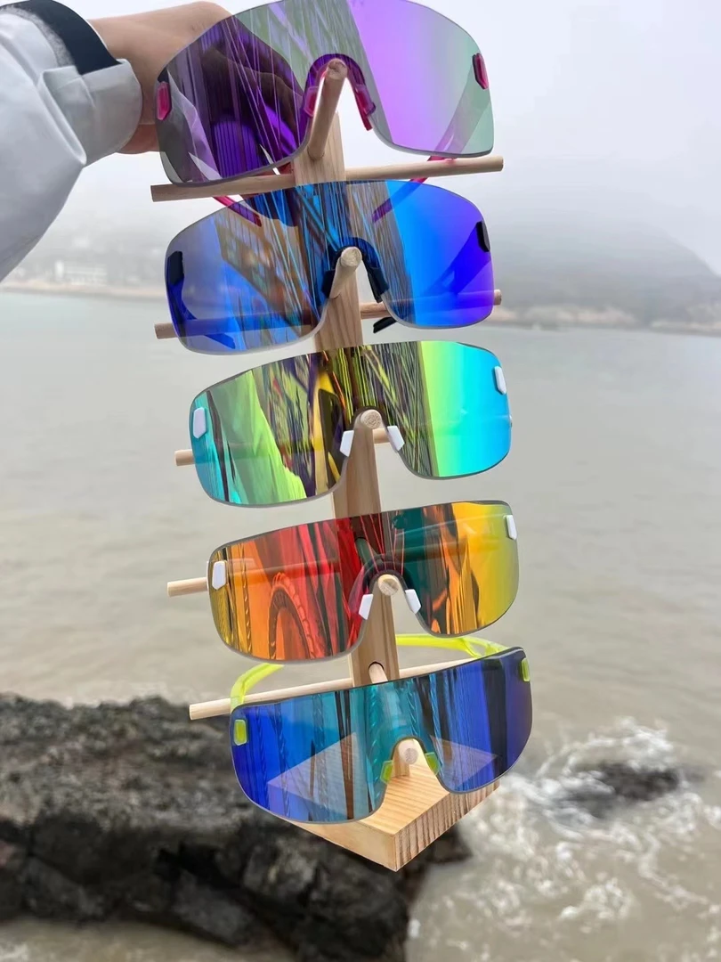 跑步骑行登山偏光变色护目眼镜超轻防紫外线防风沙