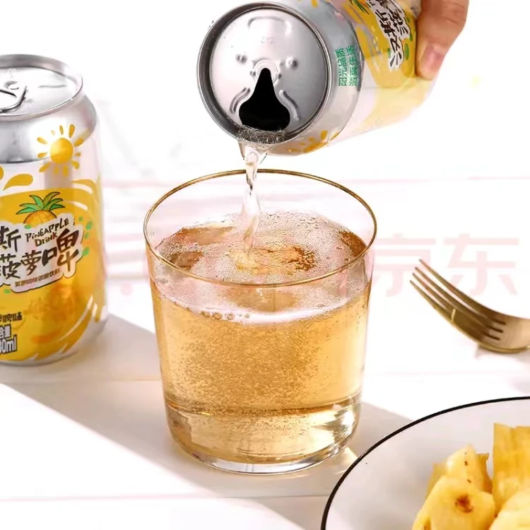 春都汉斯  菠萝啤 330ml*6/12/24罐 果味碳酸饮料 清爽解腻果啤