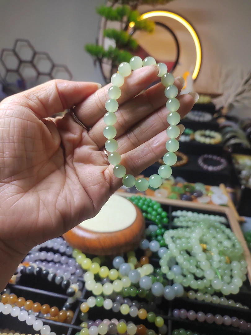 和田玉青海料冰晴水