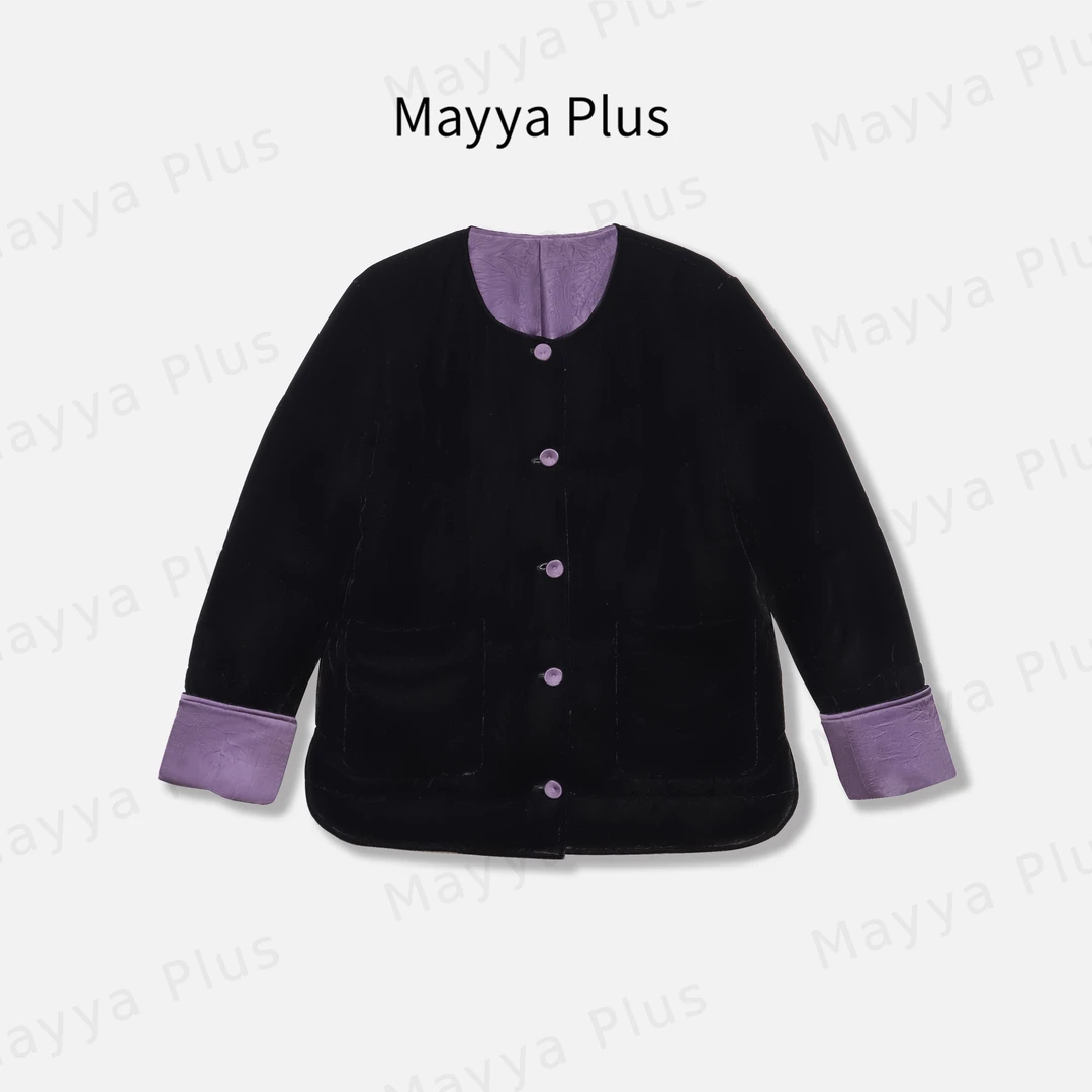【富人区】Mayya Plus麦芽定制轻奢气质显瘦百搭款梭织外套32446969
