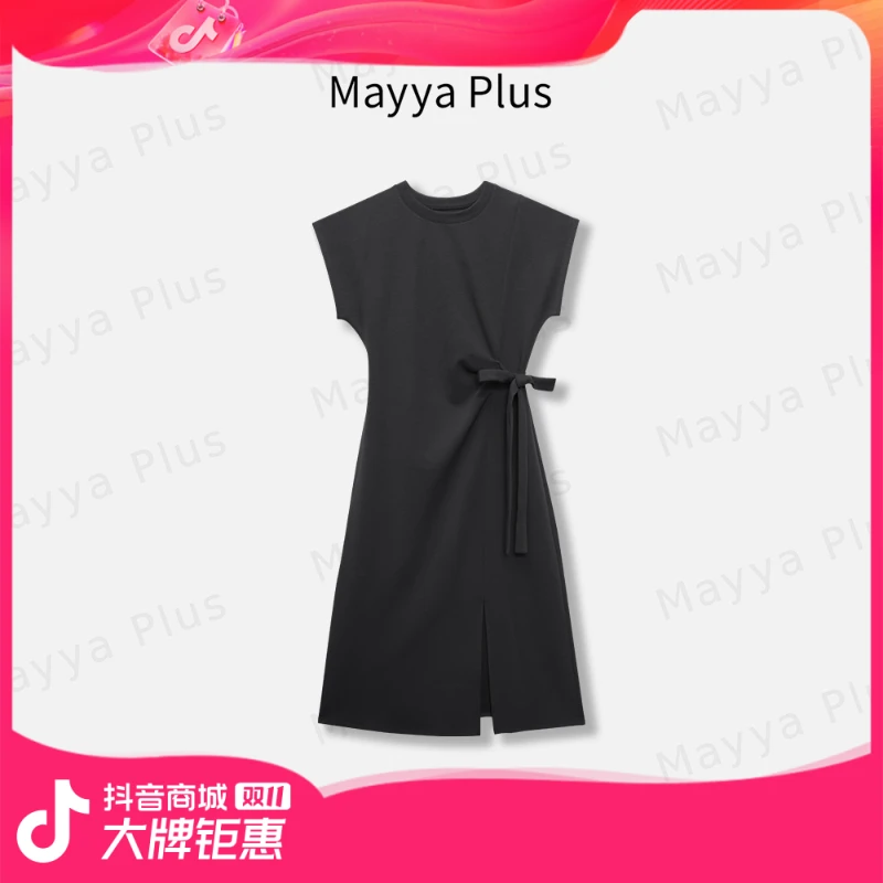 【追风者】Mayya Plus时尚新品轻奢气质显瘦款针织连衣裙32427156