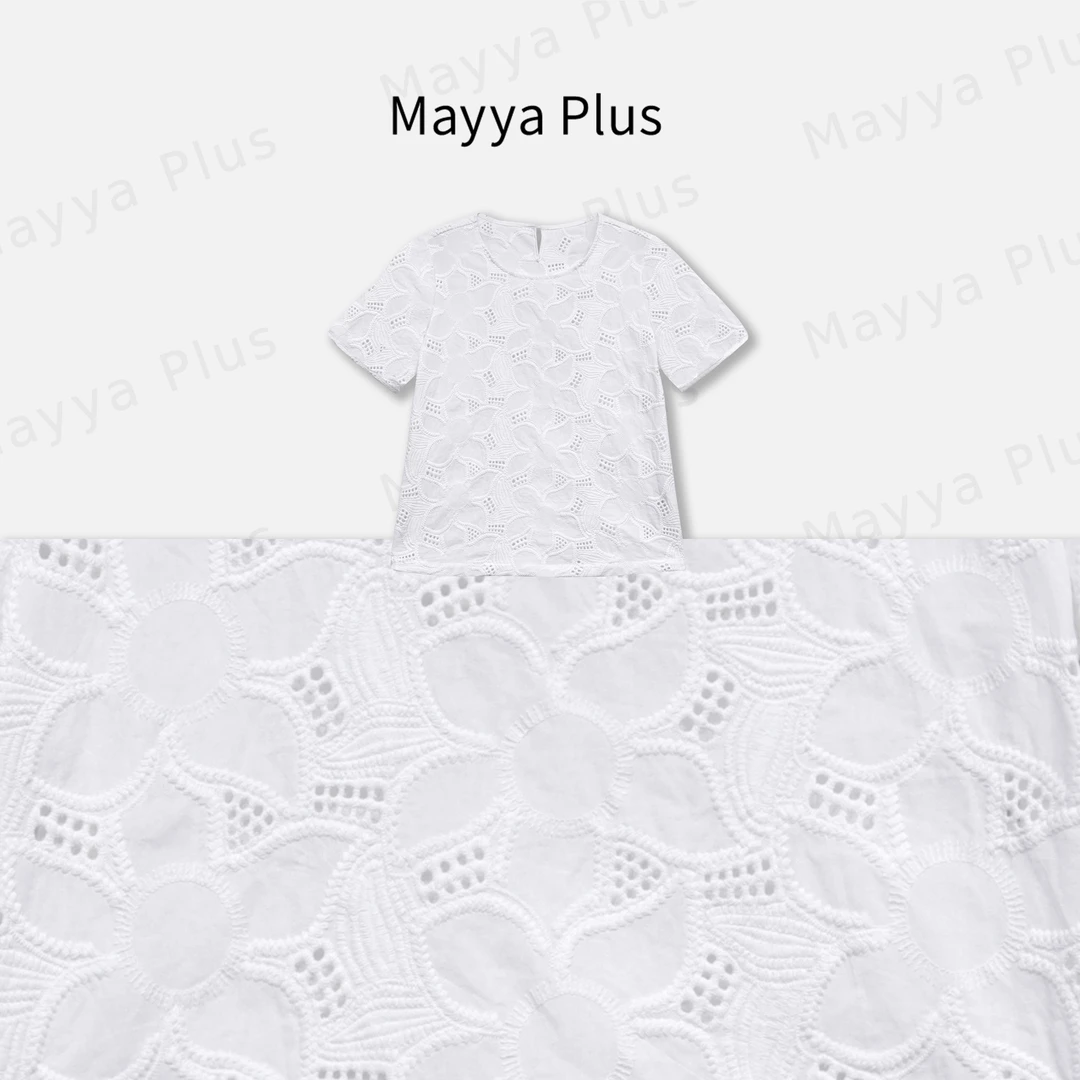 【花云间】Mayya Plus麦芽定制轻奢气质显瘦百搭款梭织上衣32428319