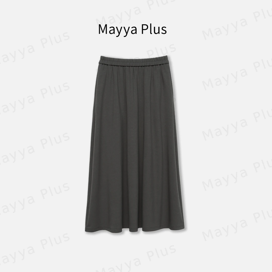 【范本】Mayya Plus麦芽定制轻奢气质显瘦百搭款针织裙子32436576B