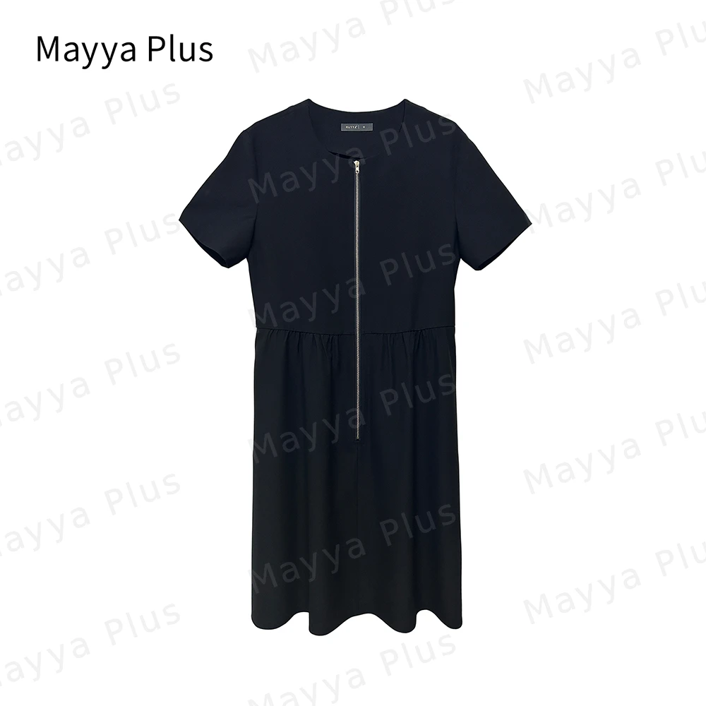 【一见倾心】Mayya Plus原创时尚轻奢气质夏季麦芽连衣裙32326888
