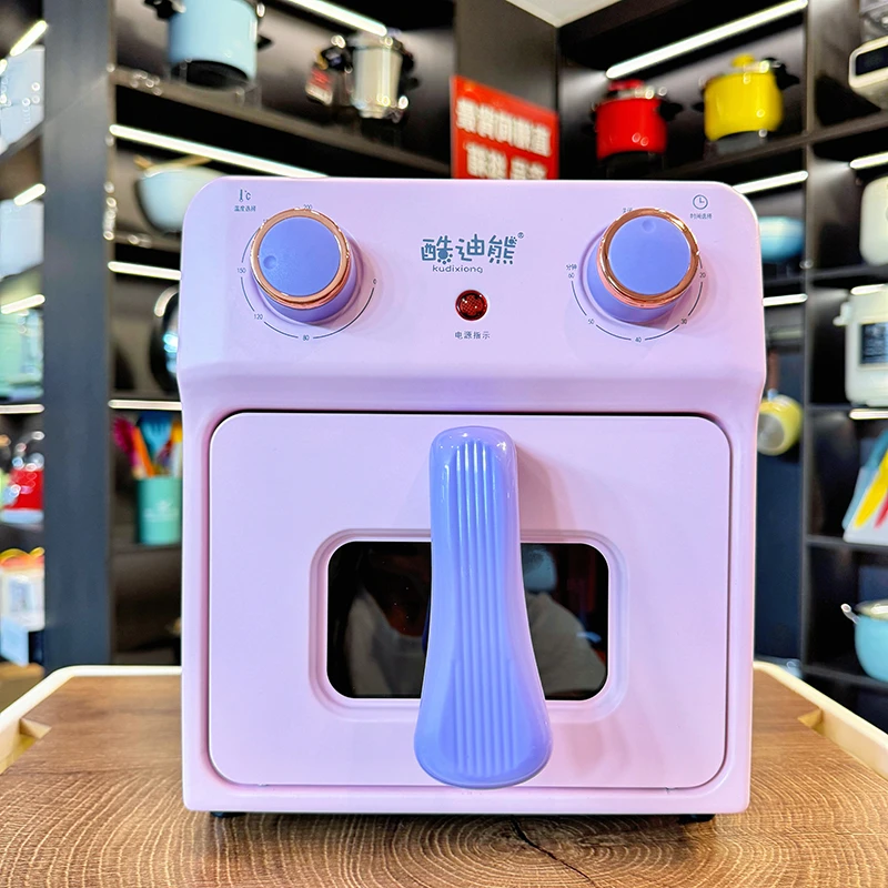 可视6L烘焙多功能全自动家用空气炸烤箱无油烟电烤智能空气炸锅ZX