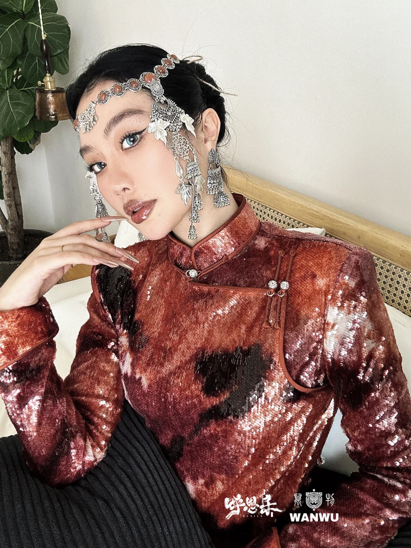 合金婚庆饰品 民族风部落风额饰头饰红H708套装手工时尚