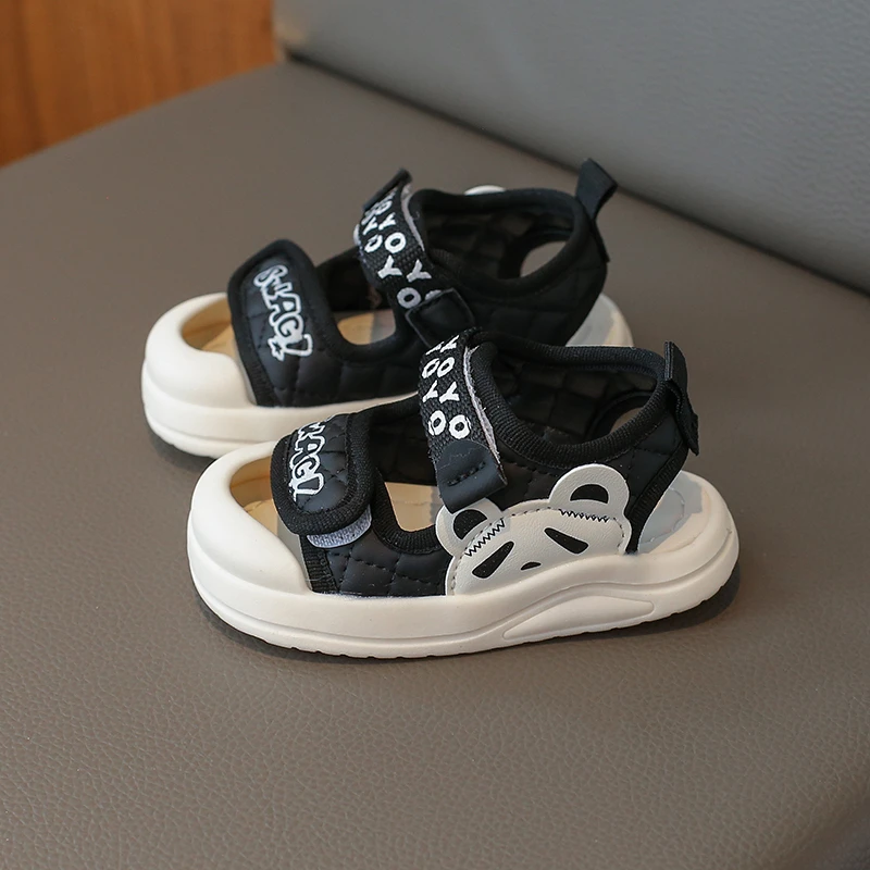 宝宝鞋子夏季婴儿软底学步鞋包头机能凉鞋小童沙滩鞋防踢护趾男童