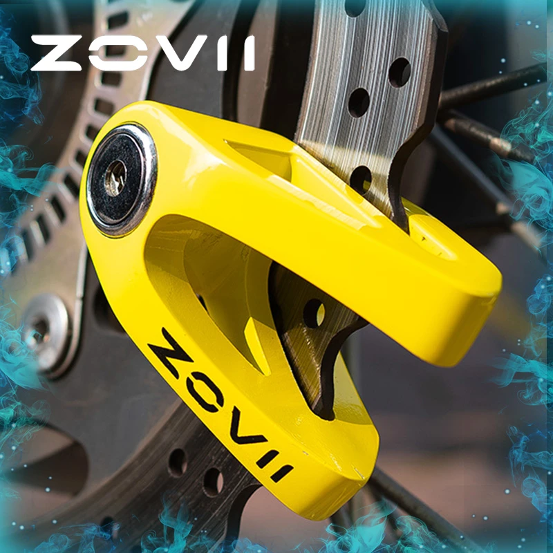 佐卫ZV10适用大排量摩托车锁合金碟刹锁电动车防雨防锈防尘防盗