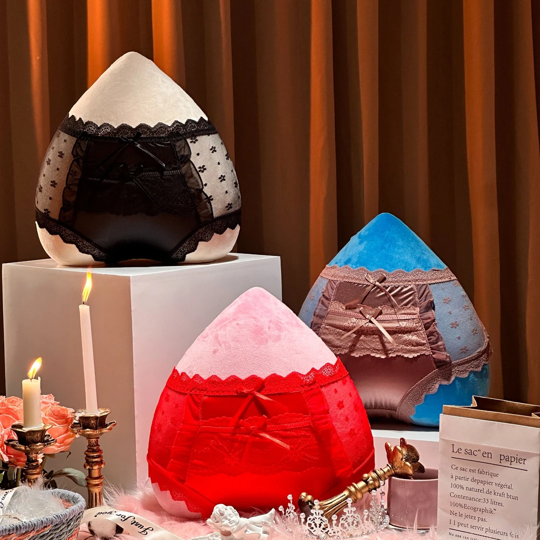 金风玉露【130-220斤】女士内裤高腰性感大码透气短裤 3条装 3878