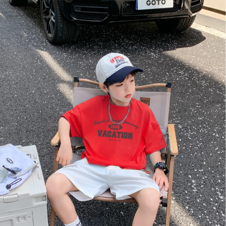 【姗姗】B601-800夏季新款女童走秀潮流套装组合单件