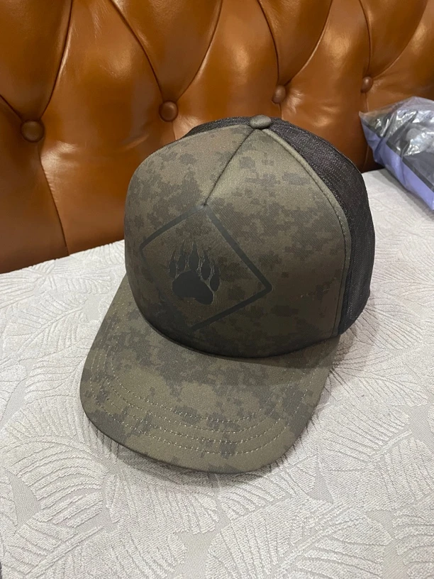 爪印网帽卡车司机棒球帽太阳帽